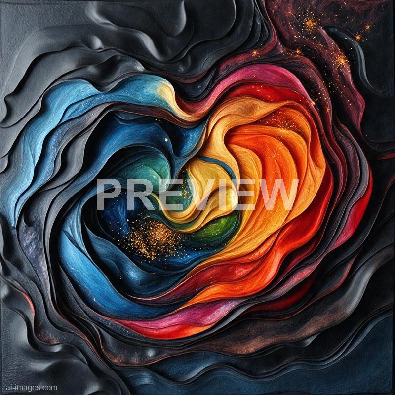 13898 - a-3d-abstract-painting-with-intertwined-dark-and-vibr_250705093646_00001